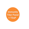 Immunity Panel - Hepatitis B, MMR & Varicella Titer Panel + TDAP titer