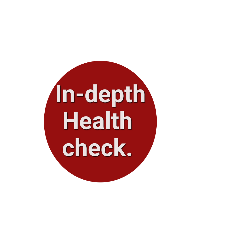 In-depth Health Lab check.