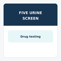Five Panel Urine Drug Screen