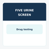 Five Panel Urine Drug Screen