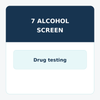 7 panel with alcohol