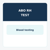 ABO Blood & RH Test