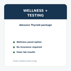 Advance Thyroid package details