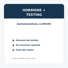 Androstenedione, LC/MS/MS details