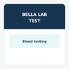 Bella Lab Test Package offering 10-panel drug test, TB Quantiferon, Varicella and MMR titers with fast 1-3 day results for healthcare employment screening