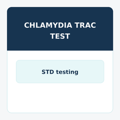 Microscopic view of Chlamydia trachomatis bacteria responsible for common curable STI infection