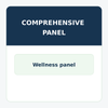 Comprehensive e-checkup kit for complete health screening with 25+ biomarkers and fast results