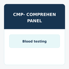 CMP- Comprehensive Metabolic Panel