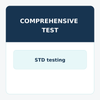 Comprehensive STD Panel Gonorrhea, Syphilis, HIV, Herpes, Hep B & C