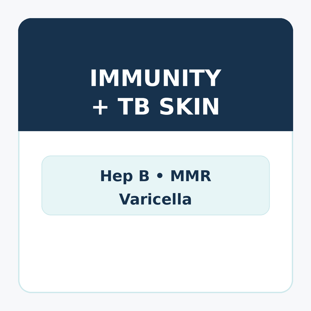 Immunity Panel +  TB Skin Test