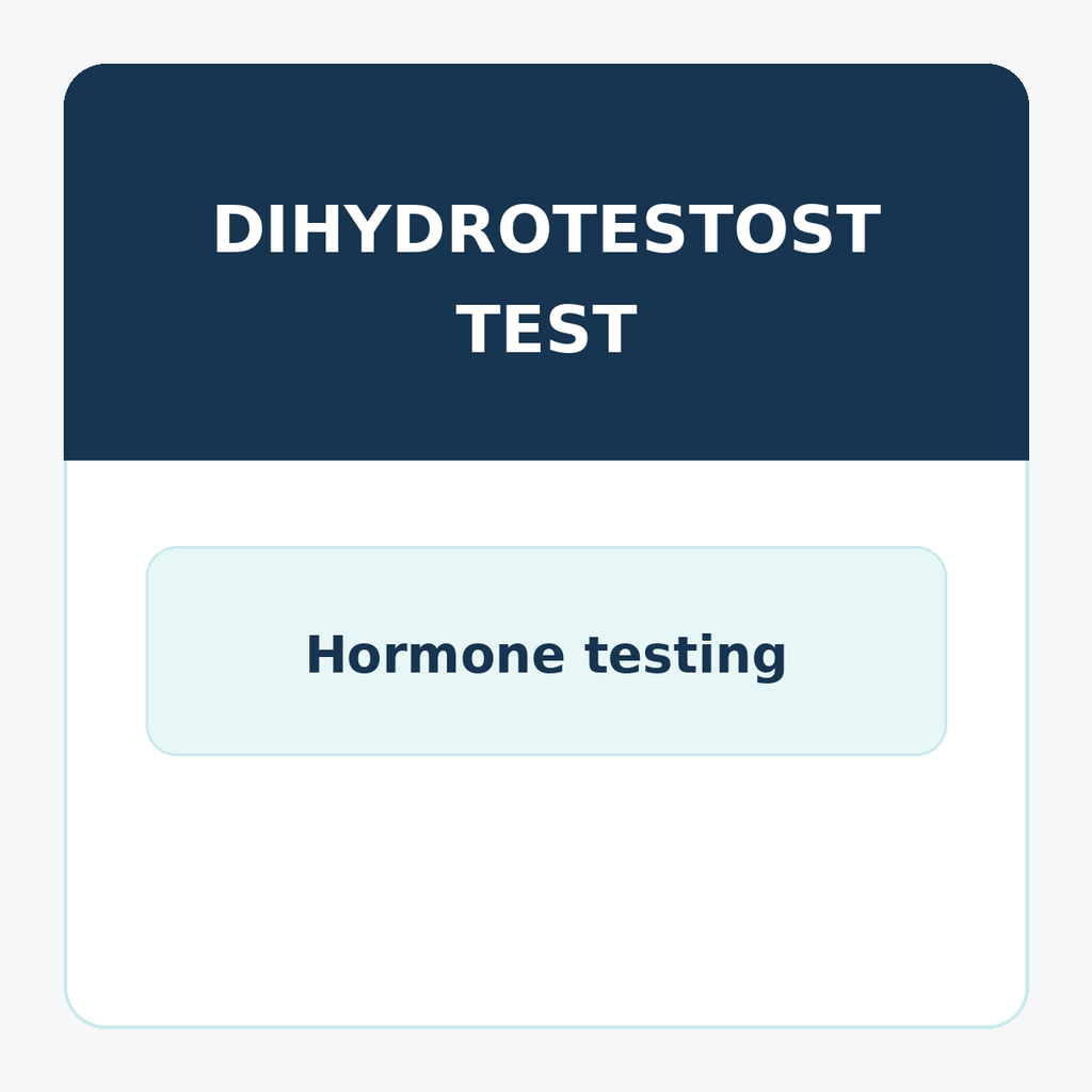 Dihydrotestosterone lc/ms/ms