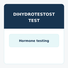 Dihydrotestosterone lc/ms/ms