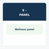 E-Lab Checkup overview showing tests for cholesterol, blood count, blood sugar, and thyroid function with quick online ordering and fast results