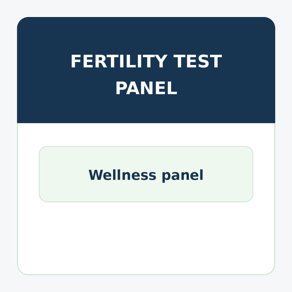 Fertility Testing Panel I Female