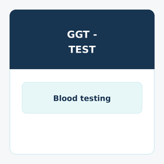 GGT - gamma-glutamyl transferase