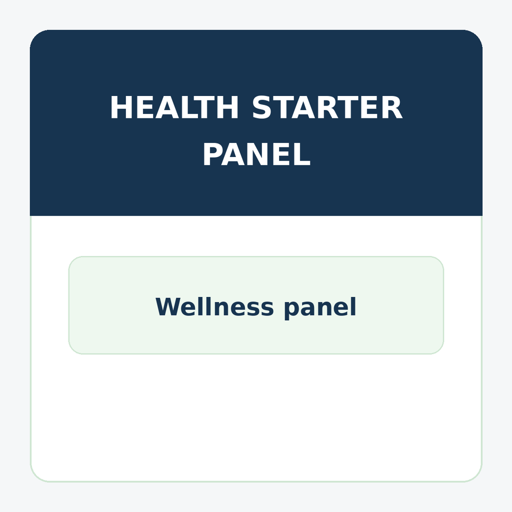 Health Starter Panel I