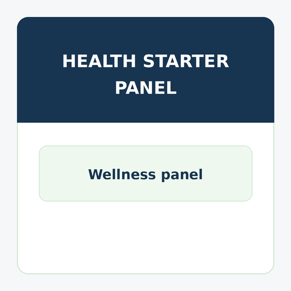 Health Starter Panel I | Basic Wellness Blood Test | LabReqs – LabReqs.com