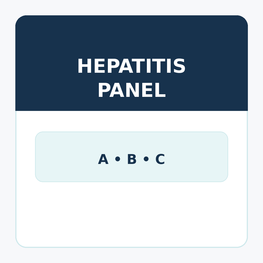 Hepatitis Panel  A, B, C , Acute w/Reflex to confirm