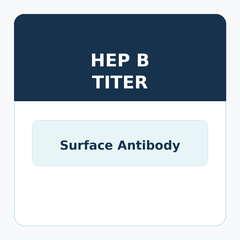 Hep B Titer- (Hep B Surface, antibody) Quantitative