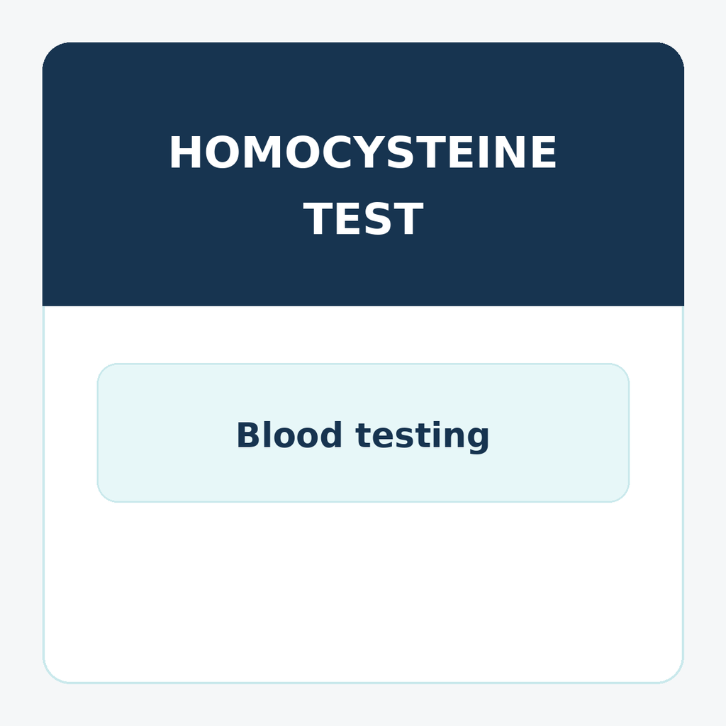 Homocysteine Test