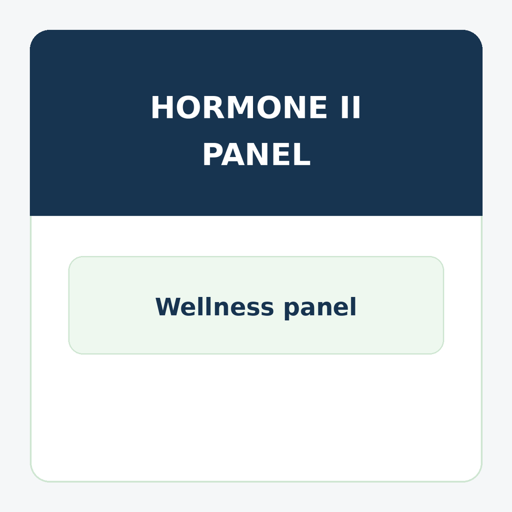 Hormone Panel II -Estradiol, FSH & LH, Prolactin