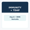 Hep B, MMR , Varicella  + TDAP titer panel