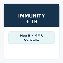 Immunity Panel +  TB Blood Quantiferon Gold