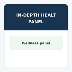 In-Depth Health Lab Check comprehensive blood test panel for wellness, hormone, thyroid, heart, nutrient, and metabolic markers