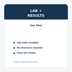 Iron Total details