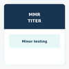 MMR Titer for Minors blood test kit packaging for measles, mumps, and rubella immunity verification