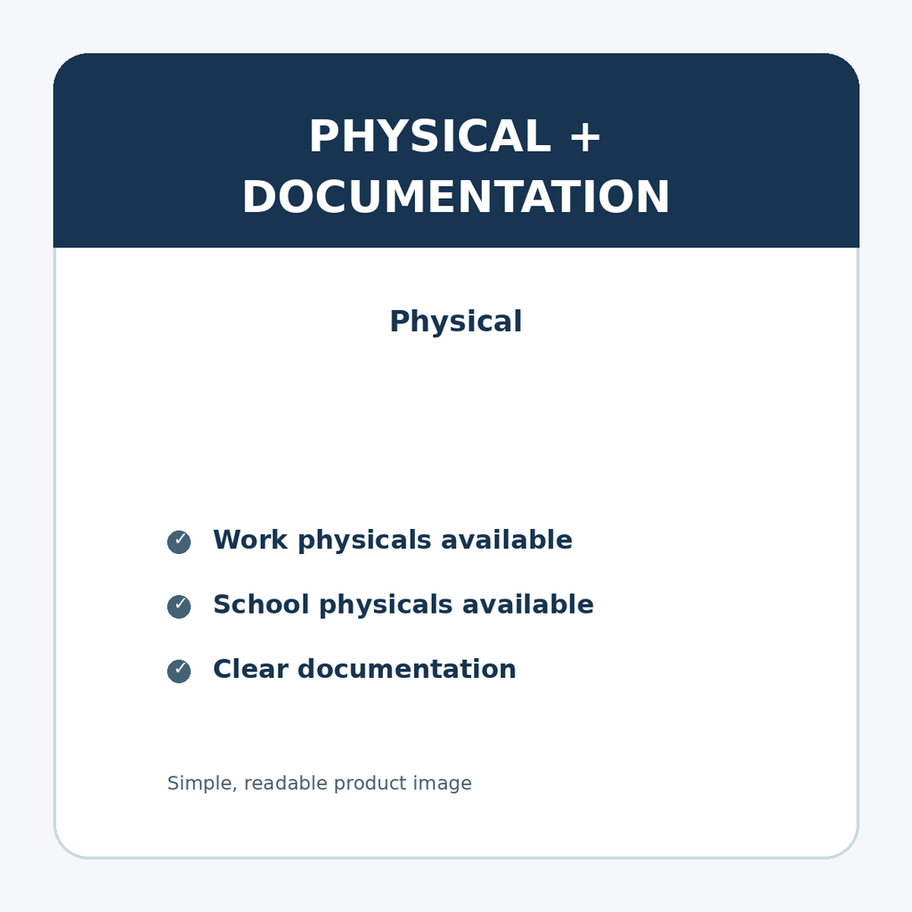 Physical details