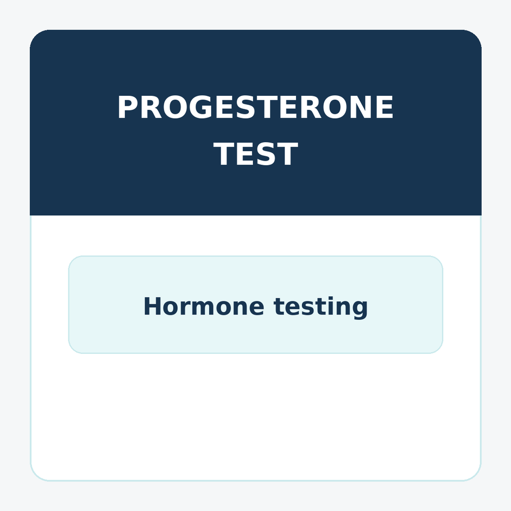 Progesterone Blood Test