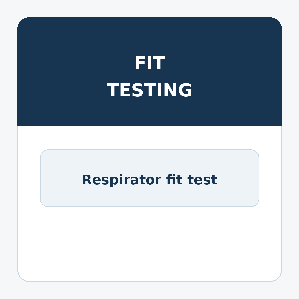 Qualitative Fit Test - OSHA-Compliant Respirator Fit Testing Services ...