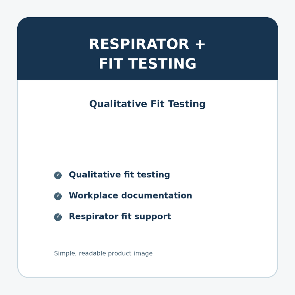 Qualitative Fit Testing details