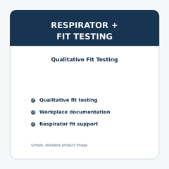 Qualitative Fit Testing details