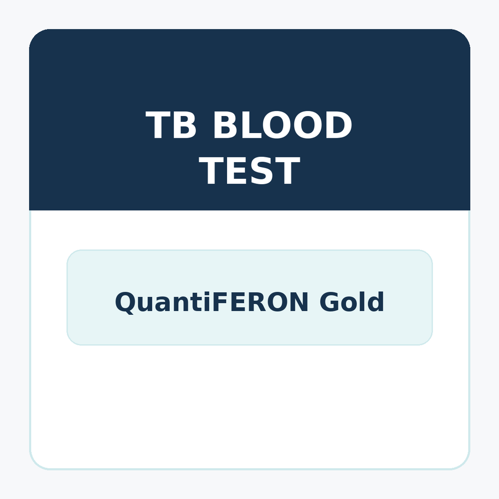 TB Blood Test - Quantiferon Gold IGRA Blood test
