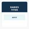 Rabies Titer test-humans only