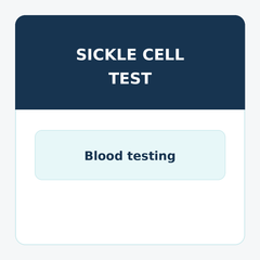 Sickle cell test blood sample for detecting defective hemoglobin Hb levels in sickle cell anemia diagnosis