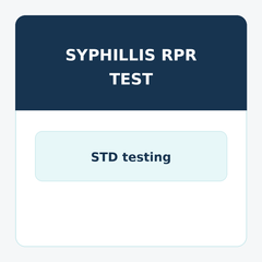 Syphillis RPR