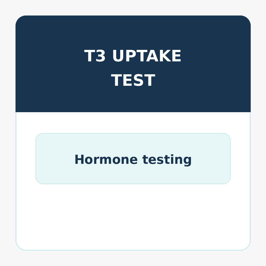 T3 Uptake Free Thyroid Test
