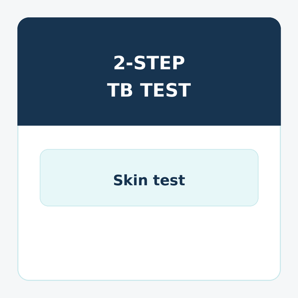 TB Skin Test - 2 Step TB Test for Healthcare & School Clearance ...