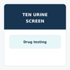 Ten Panel Urine Lab Drug Test
