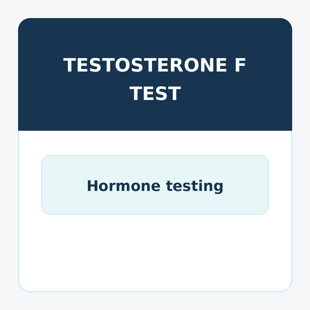 Testosterone, Free and Total