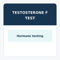 Testosterone, Free and Total