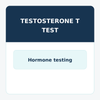 Testosterone, Total LC/MS-MS blood test kit for hormone level screening and monitoring