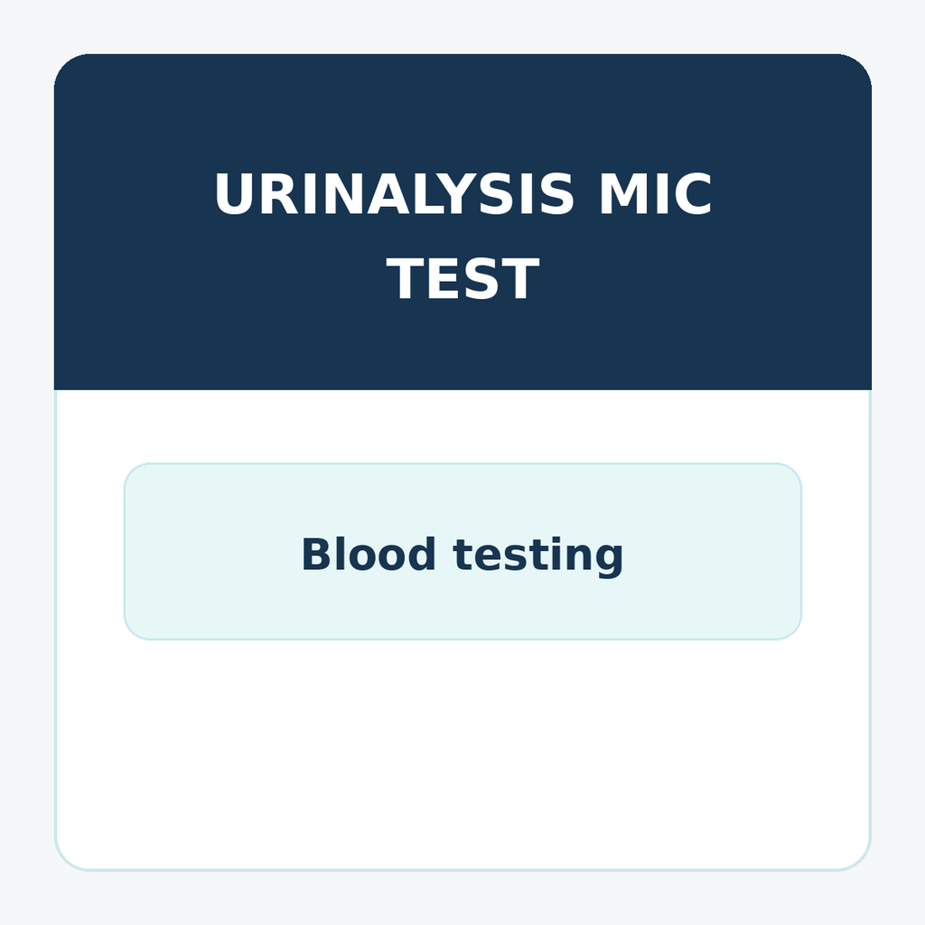 Urinalysis with Microscopic Exam