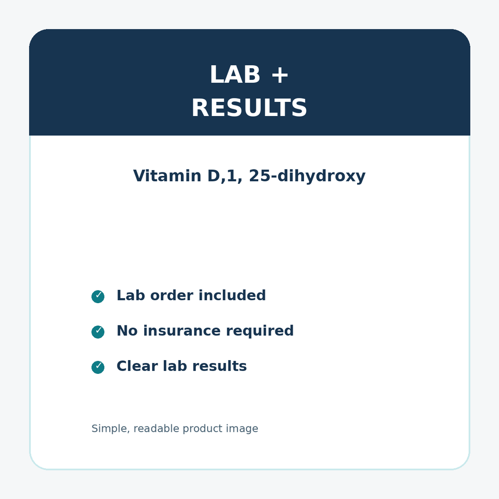 Vitamin D,1, 25-dihydroxy details