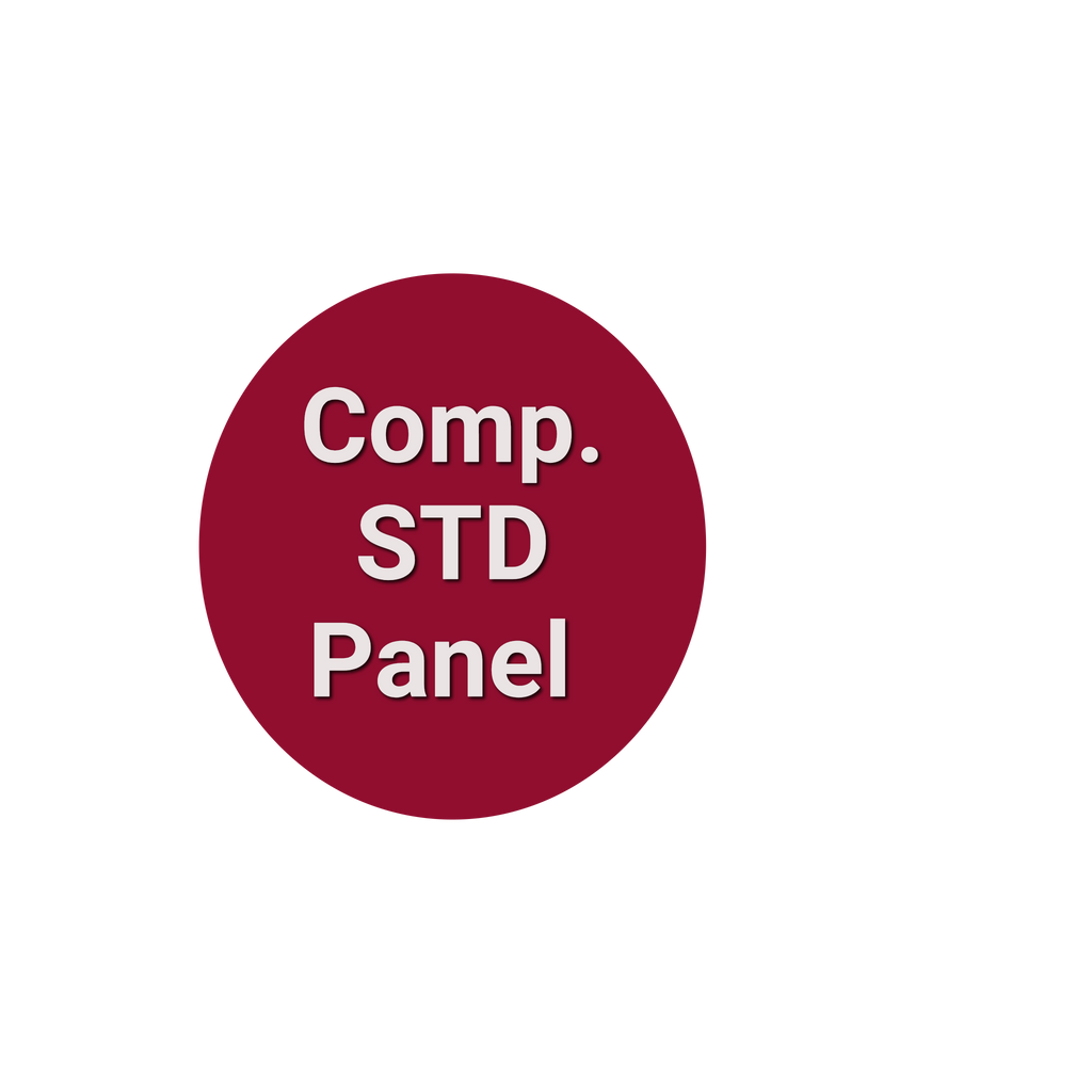 Comprehensive STD Panel Gonorrhea, Syphilis, HIV, Herpes, Hep B & C