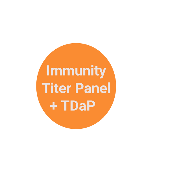 Immunity Panel - Hepatitis B, MMR & Varicella Titer Panel + TDAP titer ...
